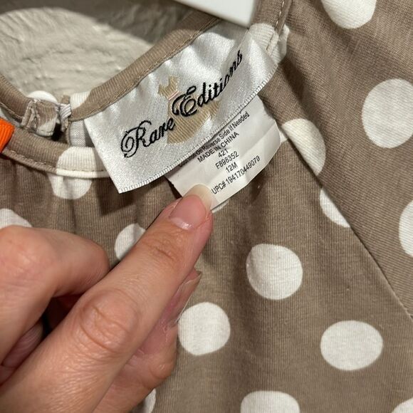 Rare Editions 2 Piece Holiday Fall Outfit Size 12 Months - Picture 2 of 6